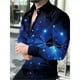 thumbnail image 3 of Camisas de moda con estampado floral en 3D para hombre, camisas de manga larga con solapa estampada, ropa informal vintage de calle con gráficos geniales, tops ajustados para hombre, 3 of 5