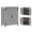 Grey, variant on Outsunny Wooden Storage Cabinet, Outdoor Garden Shed w/Shelf, Natural