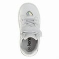 thumbnail image 6 of Kensie Girl Lace Up Stars Girls Casual Sneakers. (Little Kids Big Kids), White Silver, Size: 7, 6 of 7