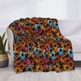 thumbnail image 3 of Naloa Daisies Flowers Flannel Blankets - Thick and Warm Blanket for Winter, Soft Fuzzy Plush King Blanket for All Seasons60"x50", 3 of 6