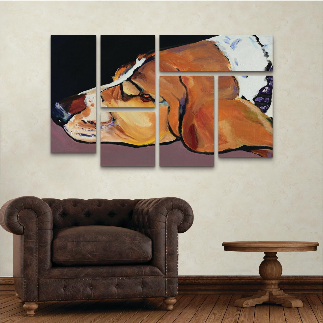 Trademark Fine Art 'Farley' Canvas Art by Pat Saunders-White