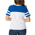 thumbnail image 2 of Women's White/Royal Kentucky Wildcats Silvey Color Block Jersey T-Shirt, 2 of 2