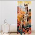 itdsatrgt Kangaroo Pattern Shower Curtain for Your Bathroom, 66 x 72