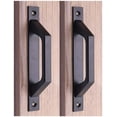 thumbnail image 1 of Poignées de Porte (Noires) Sans Trous de Perçage, 1 of 5