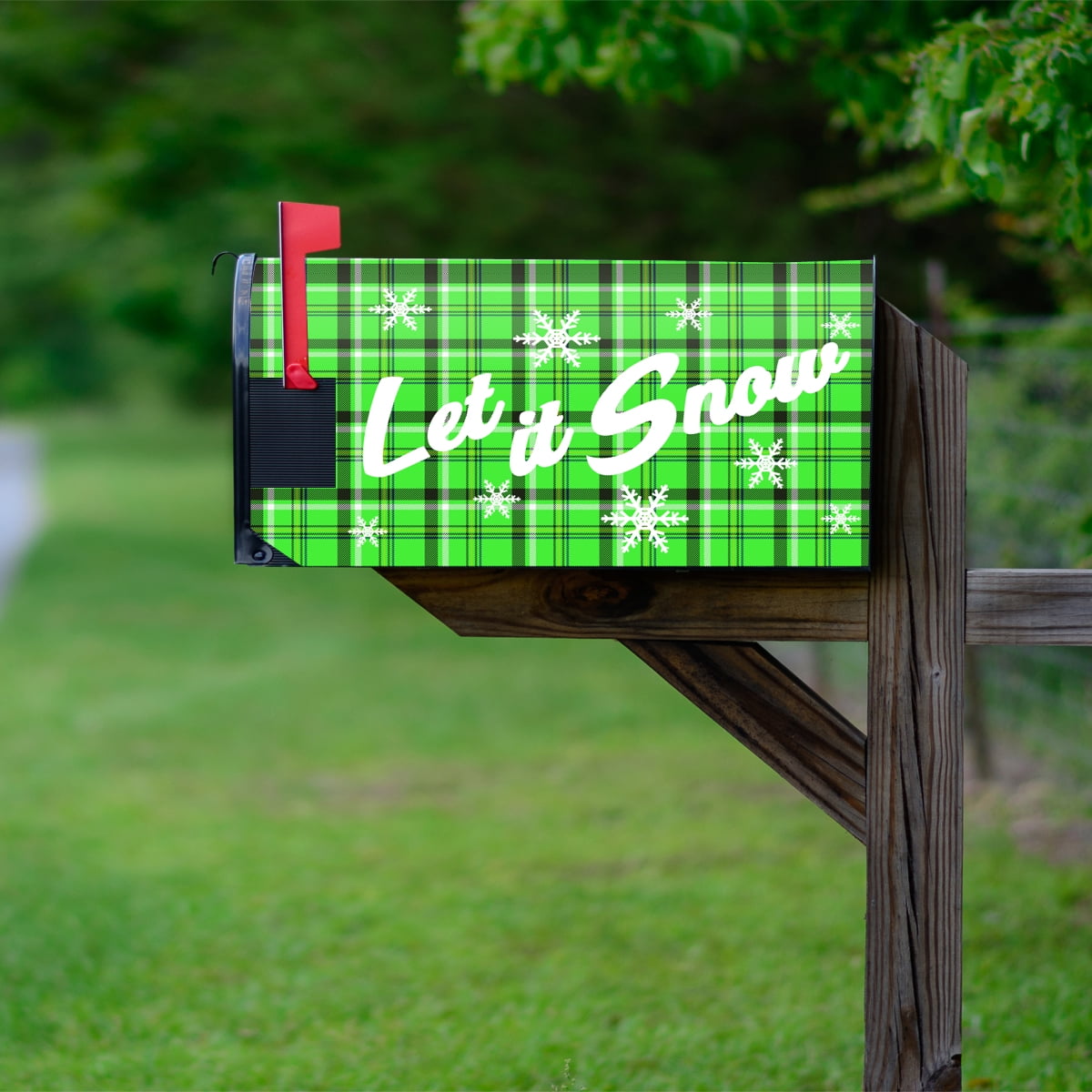 VWAQ Holiday Mailbox Covers Christmas Mailbox Decor 25.5"H X