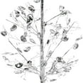 thumbnail image 6 of Pavilion Gift Company - Silver - 25" & 22" Decorative Gemmed Trees (Set of 2), 6 of 7
