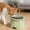 Mint Green, variant on Cififendec Elevated Silicone Pet Bowl, 6.29"×4.72", Neck-Protective Non-Slip Raised Feeder for Dogs and Cats, Anti-Spill Durable Food and Water Dish, Yellow