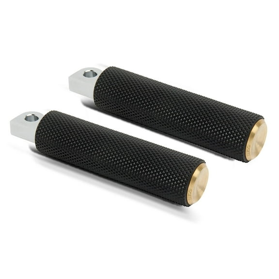 Arlen Ness Knurled Brass Footpegs (07-945)