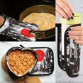 thumbnail image 5 of Yayeee Oven Mitts and Pot Holder Set of 2 Heat Resistant Kitchen Gloves Baking Hot Pad, Black Streets, 5 of 5