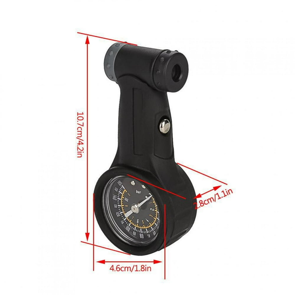 pressure gauge for bicycle tires