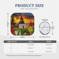 thumbnail image 3 of Balery Fall Village Scenery Sun Shield 2 Pack For Car Front Windows Foldable Sun Visor Protector Blocks Max Uv Rays And Keeps Your Vehicle Cool For Most Sedans Suv Truck, 3 of 7