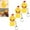 3PCS, variant on Chick Squeaky Finger Toy ,Chick Keychain Squeaky Chick Keychain Toy Click Sound Interactive Keyboard Keycap Keyring Gadget