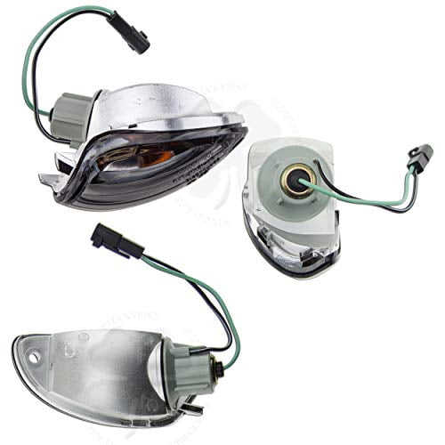 NoCut Front Mirror Turn Signal For Suzuki GSXR 600 750 Euro Light Blink Smoke