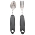 thumbnail image 3 of Miangastore 1 Set Adaptive Utensils For Elderly Weighted Fork And Spoon Set Stainless Steel Bendable Eating Utensils For Disabled Adaptive Spoon, 3 of 9