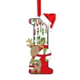 thumbnail image 1 of Adorno navideño personalizado con 26 letras para colgar en el árbol de Navidad., 1 of 2