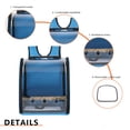 thumbnail image 2 of Pet Bird Carrier Backpack Portable Parrot Travel Cage Mochila para mascotas (Azul A) Likrtyny Libre de BPA, 2 of 3