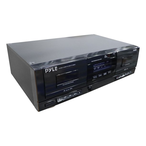 Pyle Dual Stereo Cassette Deck with Tape USBtoMP3 Converter (PT659DU