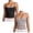 Black 1PCS & Grey 1PCS, variant on XEGLSBU 2 Pack Women Tank Tops Basic Solid Color Sleeveless T Shirts Summer Adjustable Spaghetti Strap Vest Size XL