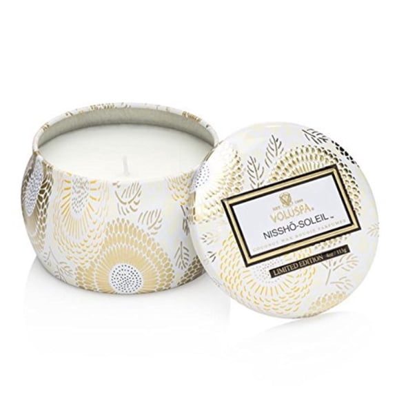 Nissho Soleil Limited Decorative Mini Tin Candle 4 oz