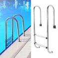 thumbnail image 4 of Anti Slip Pool Ladder, Smooth  Fashionable Beautiful Appearance Stainless Steel Pool Ladder, for Large Swimming Pools Private Open Air Entertainment, 4 of 7