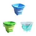 thumbnail image 1 of YWIYIUD 3PCS Durable Foldable Beach Bucket for Summer Beach Camping and Outdoor Activities Portable and Durable MultiPurpose Beach Toys Bucket Suitable for Teens and Adults, 1 of 4
