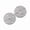 Gray, variant on Round Snap Buttons Multi-purpose for Overcoat Jacket Bags Cardigan Decoration 15mm/18mm/21mm/25mm