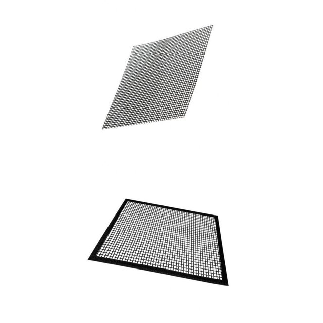 2 alfombrillas para parrilla antiadherentes para parrilla de y alfombrillas para hornear - Parrilla de fibra de PTFE Hojas para asar para gas DYNWAVEMX alfombrilla antiadherente para parrilla de barbacoa