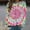 Multicolor, variant on Royisotas Long Sleeve Womens Sweatshirts Fall and Winter Tie Dye Pullover Casual Trendy Loose Fit Crew Neck No Hood Tops