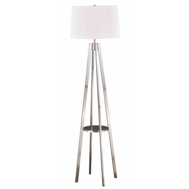 Vaxcel Lampadaire International L0008 Perkins&44; Nickel Satiné