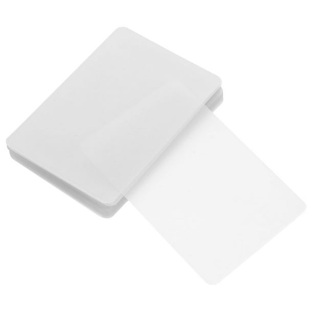 100 hojas de película de laminación térmica, bolsas para laminar, hojas de laminación de fotos de PVC transparente