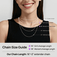 thumbnail image 6 of ChicSilver 925 Sterling Silver Heart Necklace for Women Tiny Small Heart Necklace for Women Endlessness Love Dainty Necklaces - 16", 6 of 11