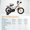 thumbnail image 5 of 16" Kids Bike with Training Wheels, Height Adjustable Kids Bicycle with Headlight/Inflator//Protective Gears, Christmas Birthday New Year Xmas Gifts for Girls Boys Toddlers Kids 3 to 8 Years Old, 5 of 10