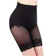 thumbnail image 4 of Oplxuo Slip Shorts for Under Dresses and Skirts Mesh Women Anti Chafing Underwear High Waisted Panties Lace Under Shorts, 4 of 7