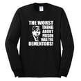 thumbnail image 2 of Wild Bobby, Office Prison Mike Dementors Michael Scott, Pop Culture, Men Long Sleeve Shirt, Black, Small, 2 of 4