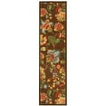 thumbnail image 3 of SAFAVIEH Chelsea Hayleigh Floral Wool Area Rug, Brown, 4'6" x 6'6" Oval, 3 of 10