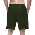 thumbnail image 5 of NY Threads 5 Pack Men's Athletic Shorts Quick Dry Loose-Fit Lightweight Running Workout Gym Shorts with Pockets, Medium, Black/Black/Navy/Dark Grey/Army Green, 5 of 6