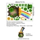 thumbnail image 4 of Pegatinas para ventanas: 1 magníficas pegatinas electrostáticas decorativas con diseño de hierba de cuatro hojas para evitar que los pájaros choquen contra sus ventanas, 4 of 5