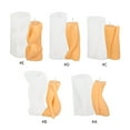 thumbnail image 3 of Acahhotxx Pillar Candle Molds, Irregualr Pillar Candle Mold Silicone Mold Non-stick Easy to De-mold for Making Candle Soap Plasters Fondant Decorations - Lz474, 3 of 3