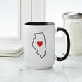 thumbnail image 4 of CafePress - Illinois Mugs - 15 oz Ceramic Large White Novelty Mug, 4 of 4