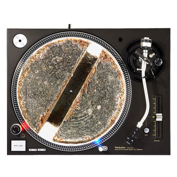 KuzmarK™ 12" DJ Turntable Slipmat - Screw