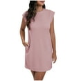 thumbnail image 1 of Vestido Largo Fluido Vestido Casual sin Mangas Suelto de Poliéster, Ligero Y Fluido para Uso Diario Y Salidas de Moda, 1 of 5