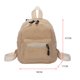thumbnail image 1 of Bolsa Mochila de lana de cordero de estilo pijo para mujer, minimochilas de invierno de Color sólido para mujer, 1 of 9