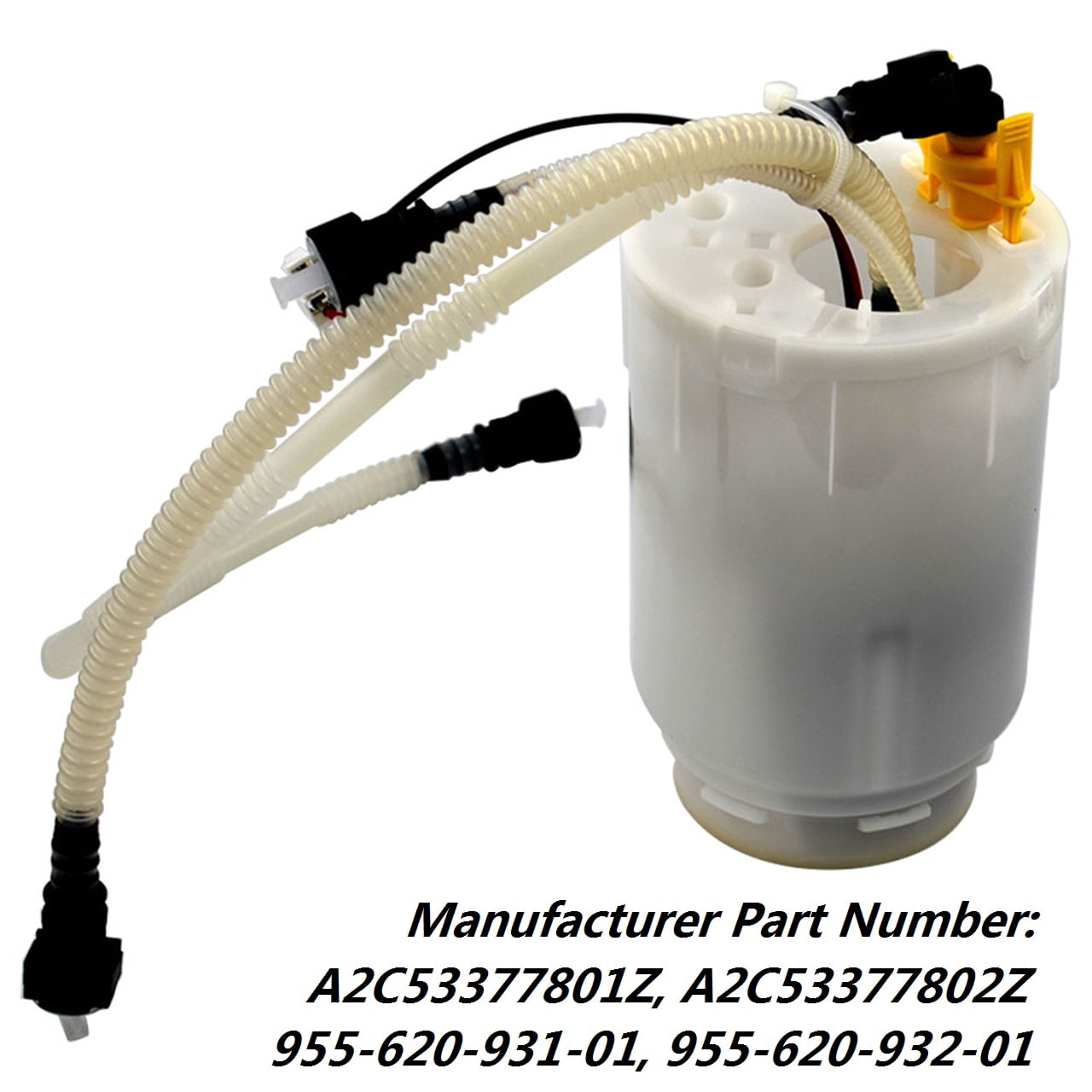 Labwork 2-Pcs Fuel Pumps Left & Right A2C53377801Z A2C53377802Z Fit for 2003-2010 Porsche Cayenne