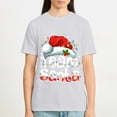 thumbnail image 5 of Christmas Tee Team Santa Claus Christmas Family Matching Pajama Funny Xmas T-Shirt, OdeJous Grey XX-Large, 5 of 5