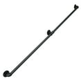 thumbnail image 4 of PENGXIANG Corridor Passage Staircase Handrail Handle Stair Banister Grab Rail Wall Support Railing Black, 4 of 5