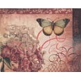 thumbnail image 2 of Poloson, Kimberly 14x12 Gold Ornate Wood Framed with Double Matting Museum Art Print Titled - Le Rose a Monte II, 2 of 4