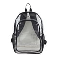 thumbnail image 2 of Fuel Unisex Clear Backpack and Drawstring Bundle, Black, 2 of 6