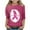 Pink-07, variant on Avrntaa Kids 3/4 Length Sleeve Sweatshirt Cute Feather Printed Lightweight Trendy Tops 3-12 Y