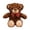 Brown, variant on Hvmvliv Stuffed Plush Toys Classic Bow Tie Teddy Bear Plush Toy Soft Furry Stuffed Animal in Neutral Shades for Tabletops Sofa Decoration Long-Lasting Comforting Companion Gift Brown