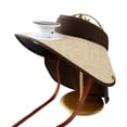 thumbnail image 2 of Detachable Shawl Fan Sun Hat for Women Wide Brim Foldable Outdoor Camping Cap, 2 of 6
